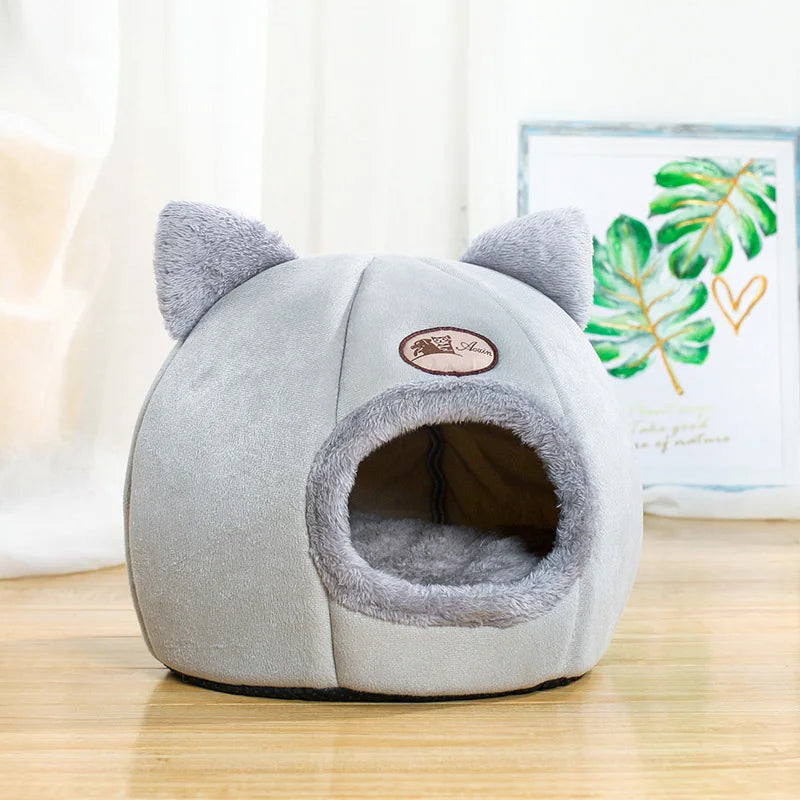 Zoolie® Katzenkorb Winter – Bequeme Schlafhöhle für kleine Hunde und Katzen