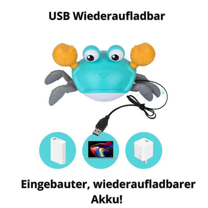 Zoolie® Krabbelnder Krebs – Interaktives Hundespielzeug