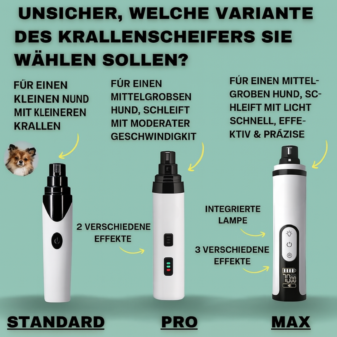 Zoolie® Elektrischer Krallenschneider – Optimaler Pflege für Ihr Tier!