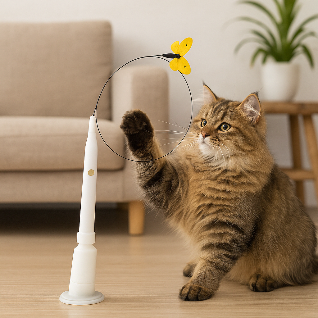 Zoolie® Bewegliches Schmetterlingsspielzeug für Katzen