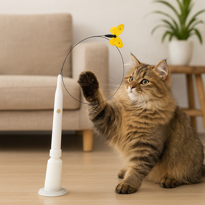 Zoolie® Bewegliches Schmetterlingsspielzeug für Katzen