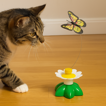 Zoolie® Bewegliches Schmetterlingsspielzeug für Katzen
