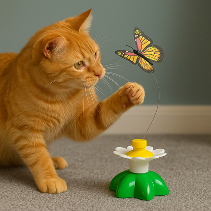 Zoolie® Bewegliches Schmetterlingsspielzeug für Katzen