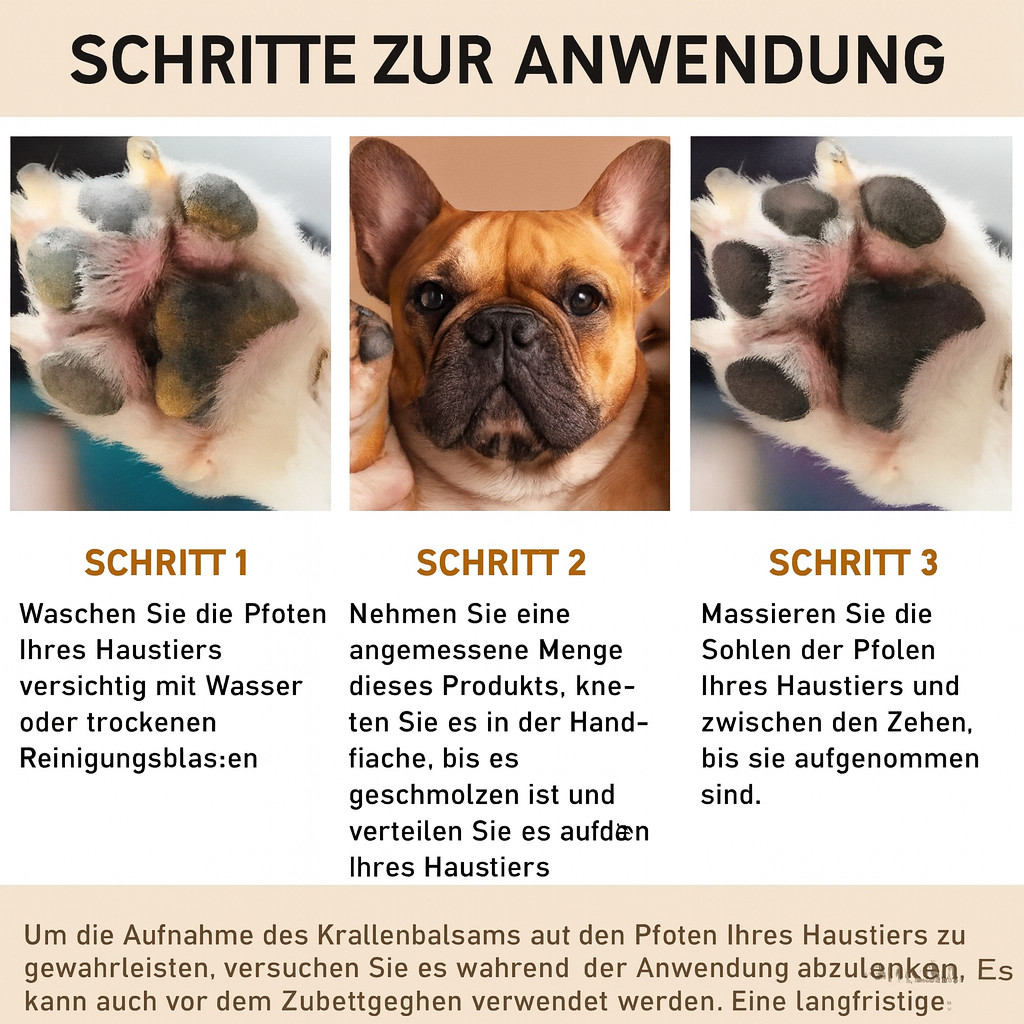 Zoolie® Balsam für Hundeschnauze und -pfoten – Pfotenschutzcreme für Hunde und Katzen
