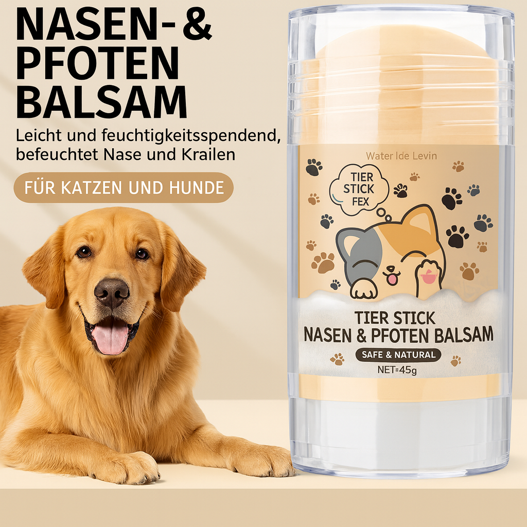 Zoolie® Balsam für Hundeschnauze und -pfoten – Pfotenschutzcreme für Hunde und Katzen