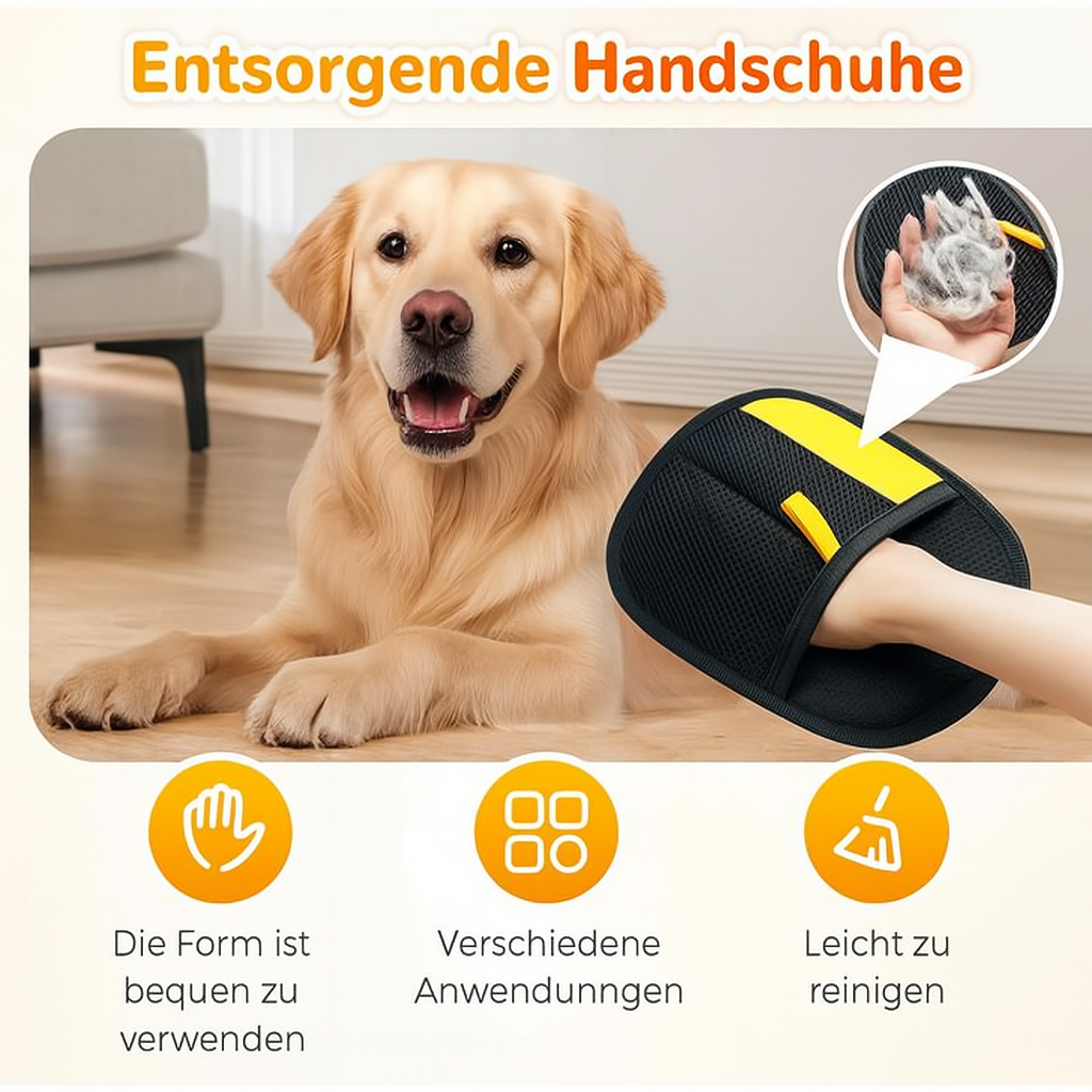 Zoolie® Easy Swift Tierhaargloves für Hunde und Katzen.