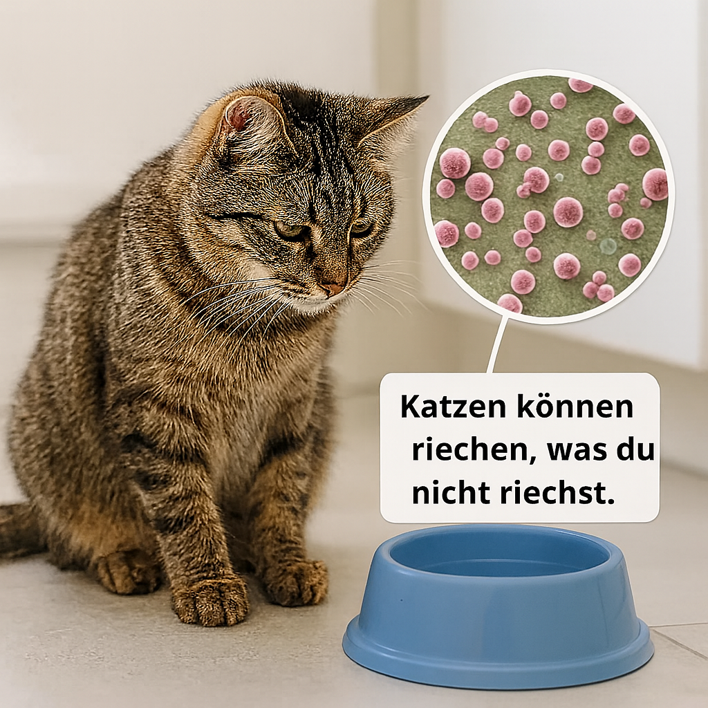 Zoolie® Automatischer Katzen-Wasserbrunnen 2,2 l aus Edelstahl, quadratisch, mit Fenster