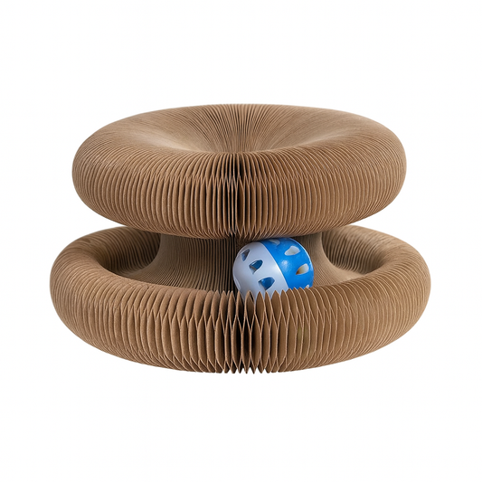 Zoolie® Kratzbrett für Katzen mit Rollkugel