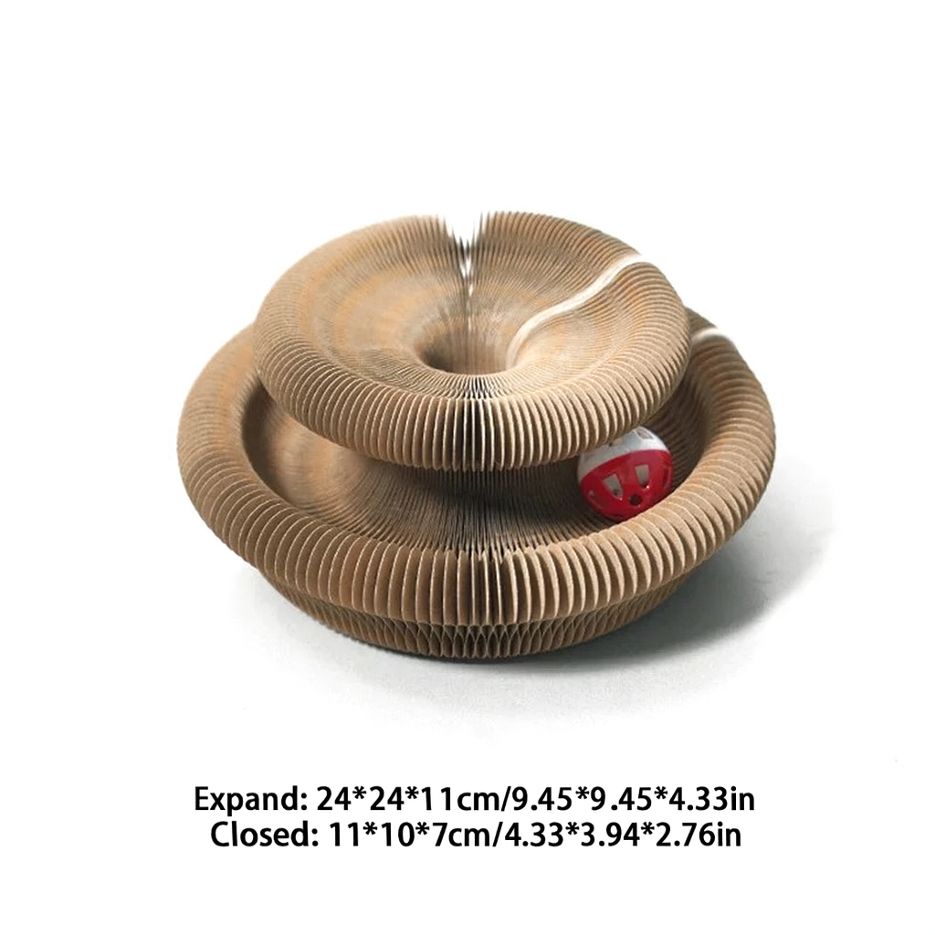 Zoolie® Kratzbrett für Katzen mit Rollkugel