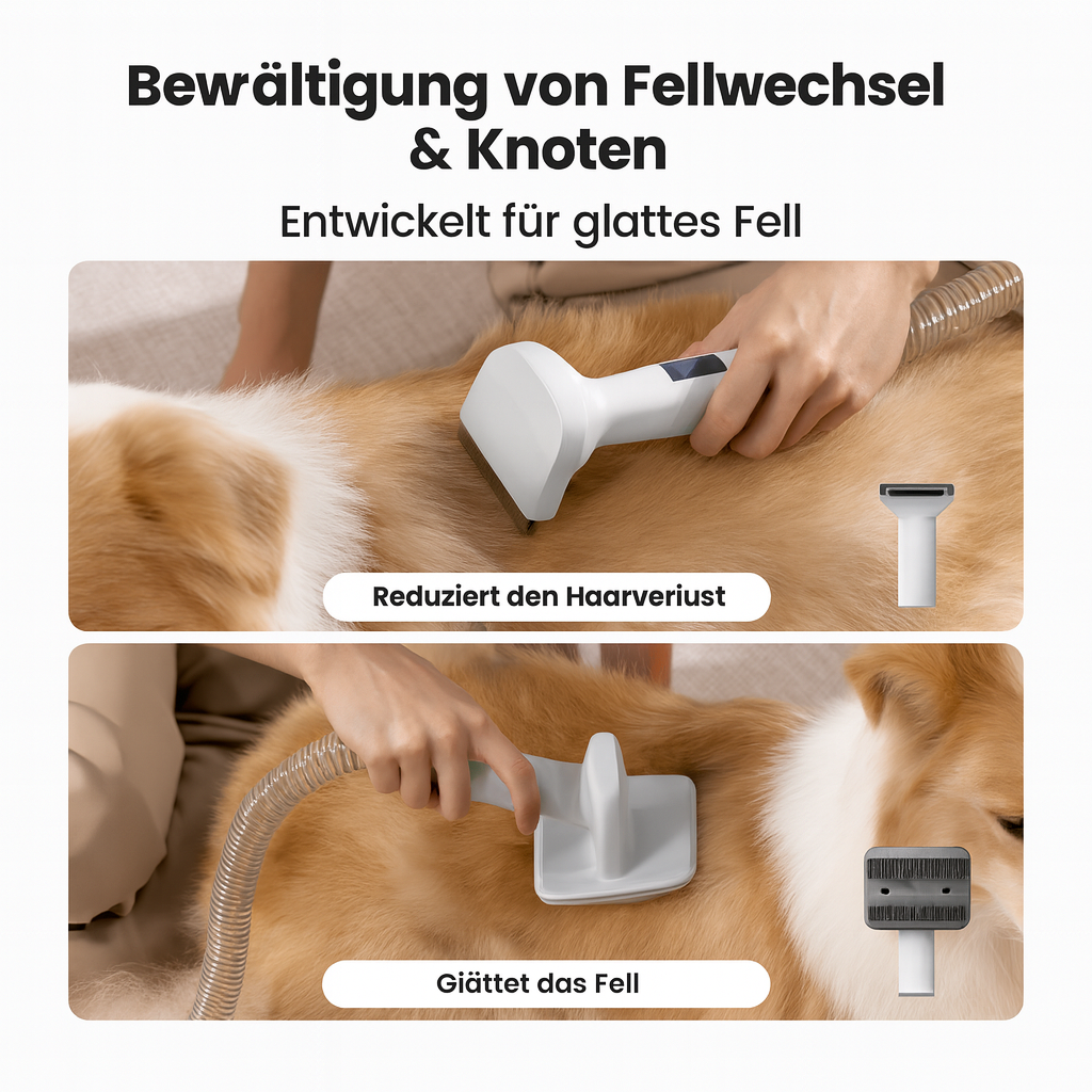 Zoolie® 7-in-1 Haustier Pflege Staubsauger Set