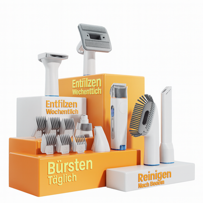 Zoolie® 7-in-1 Haustier Pflege Staubsauger Set