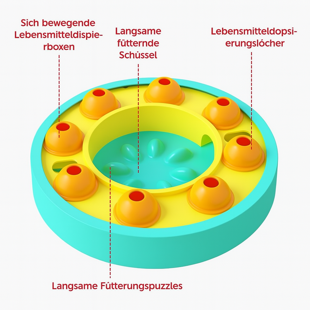 Zoolie® Hundespielzeug Futterspender – Trainingsspielzeug für Hunde