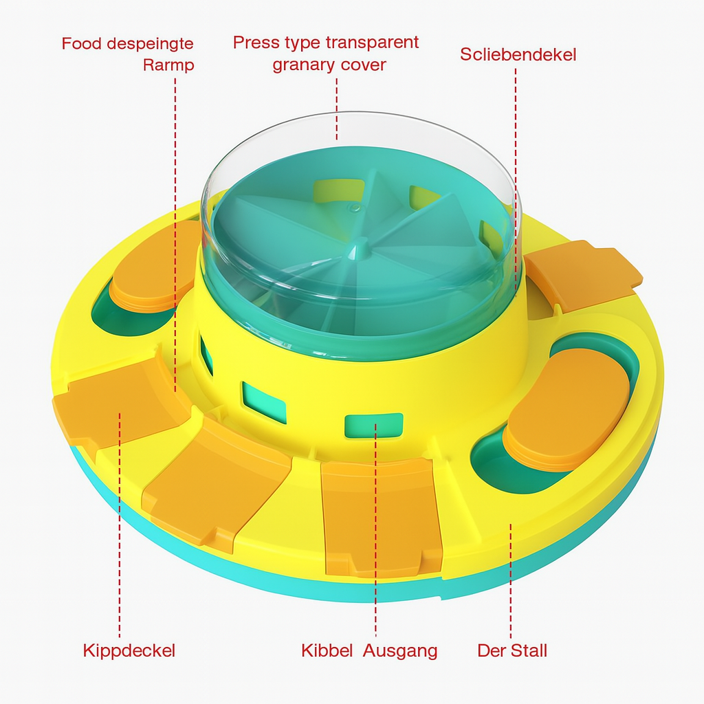 Zoolie® Hundespielzeug Futterspender – Trainingsspielzeug für Hunde