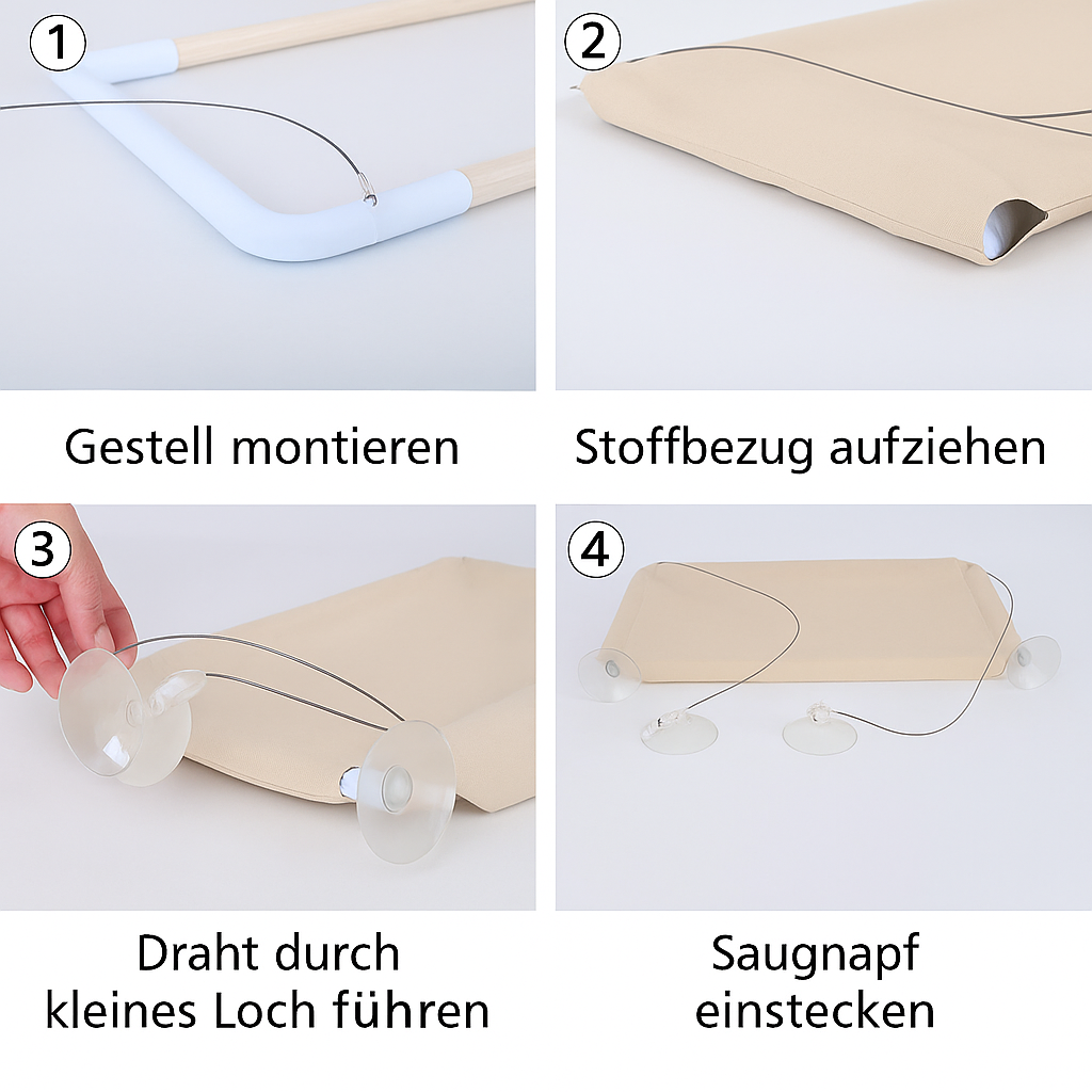 Sonnenplatz für glückliche Katzen