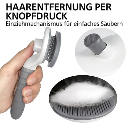 Zoolie® Haarentfernungsbürste für Hunde und Katzen - Selbstreinigend & Effizient