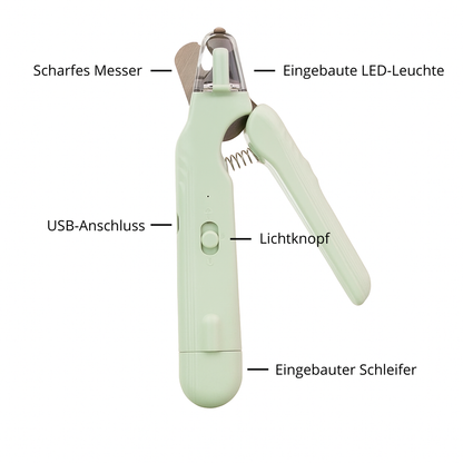 Zoolie® Sicherer LED-Nagelknipser für Tiere