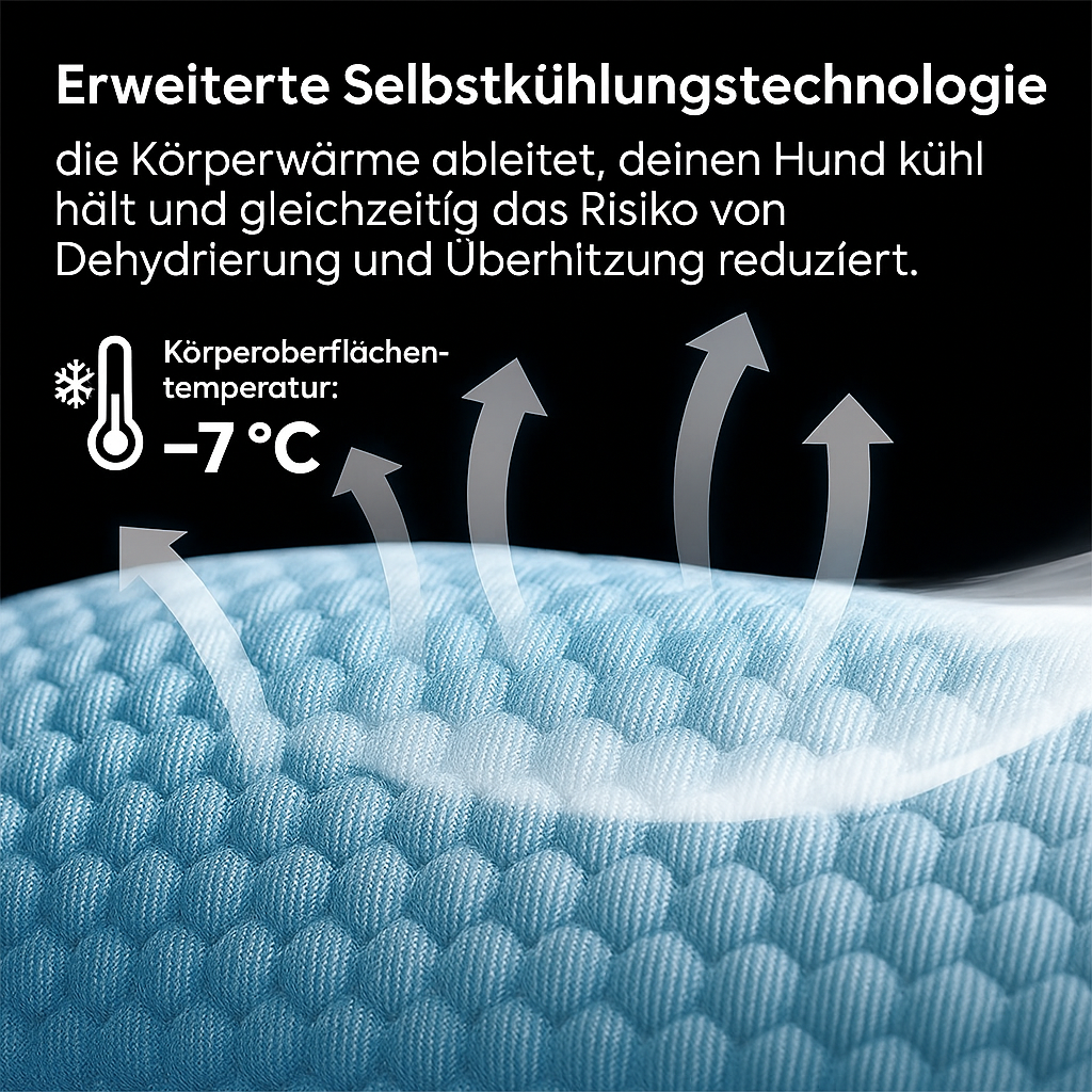 Zoolie® Auto-Tiermatte - Kühlem Sommer-Sicherheits-Sitzbezug, abnehmbar und waschbar, blau