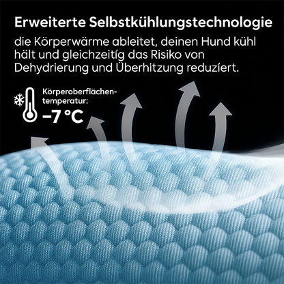 Zoolie® Auto-Tiermatte - Kühlem Sommer-Sicherheits-Sitzbezug, abnehmbar und waschbar, blau