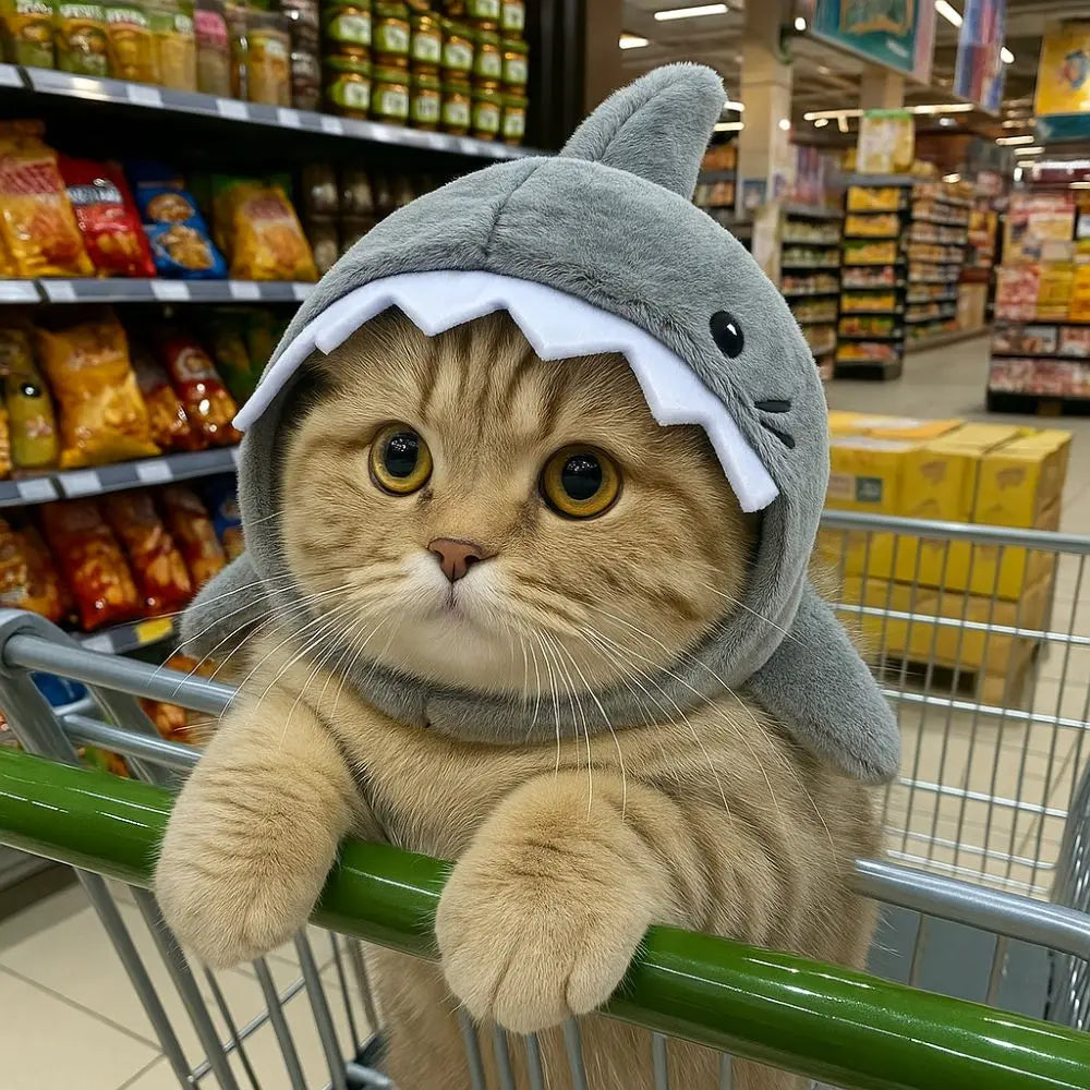 Zoolie® Haustier Hai Schal Mütze