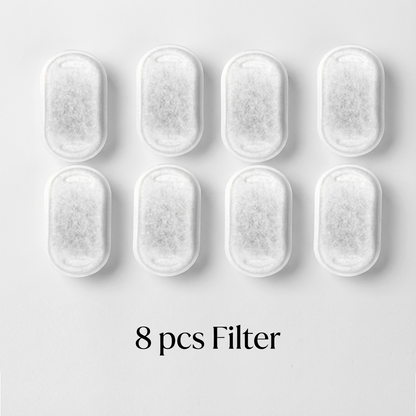 Zoolie® Automatischer Katzen-Wasserbrunnen 2,2 l aus Edelstahl, quadratisch, mit Fenster