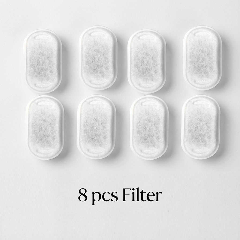 Zoolie® Automatischer Katzen-Wasserbrunnen 2,2 l aus Edelstahl, quadratisch, mit Fenster