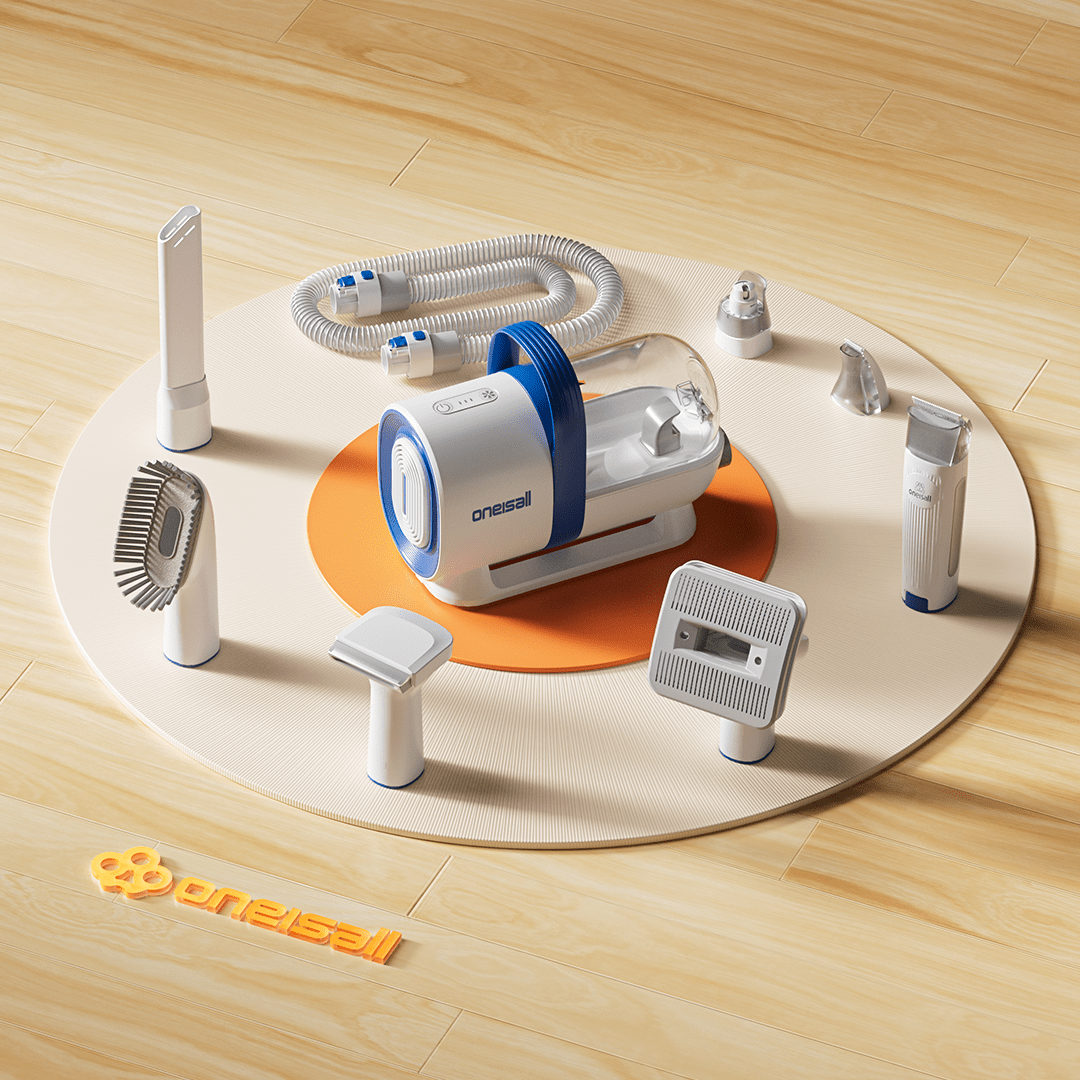 Zoolie® 7-in-1 Haustier Pflege Staubsauger Set